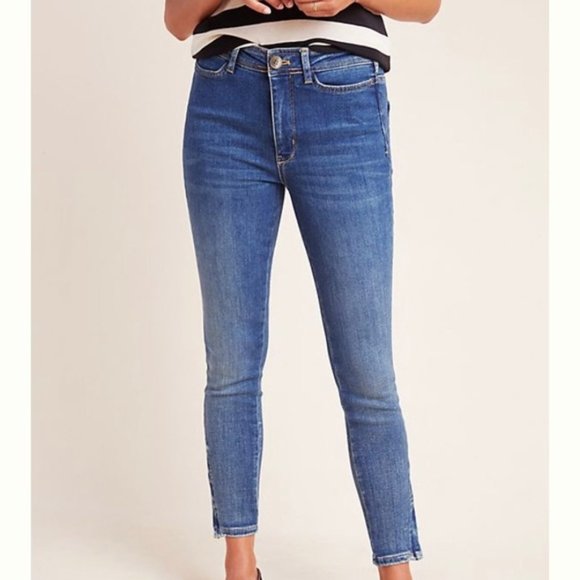 Pilcro and the letterpress Anthropologie High-Rise Skinny Jeans in 26 - Picture 1 of 16